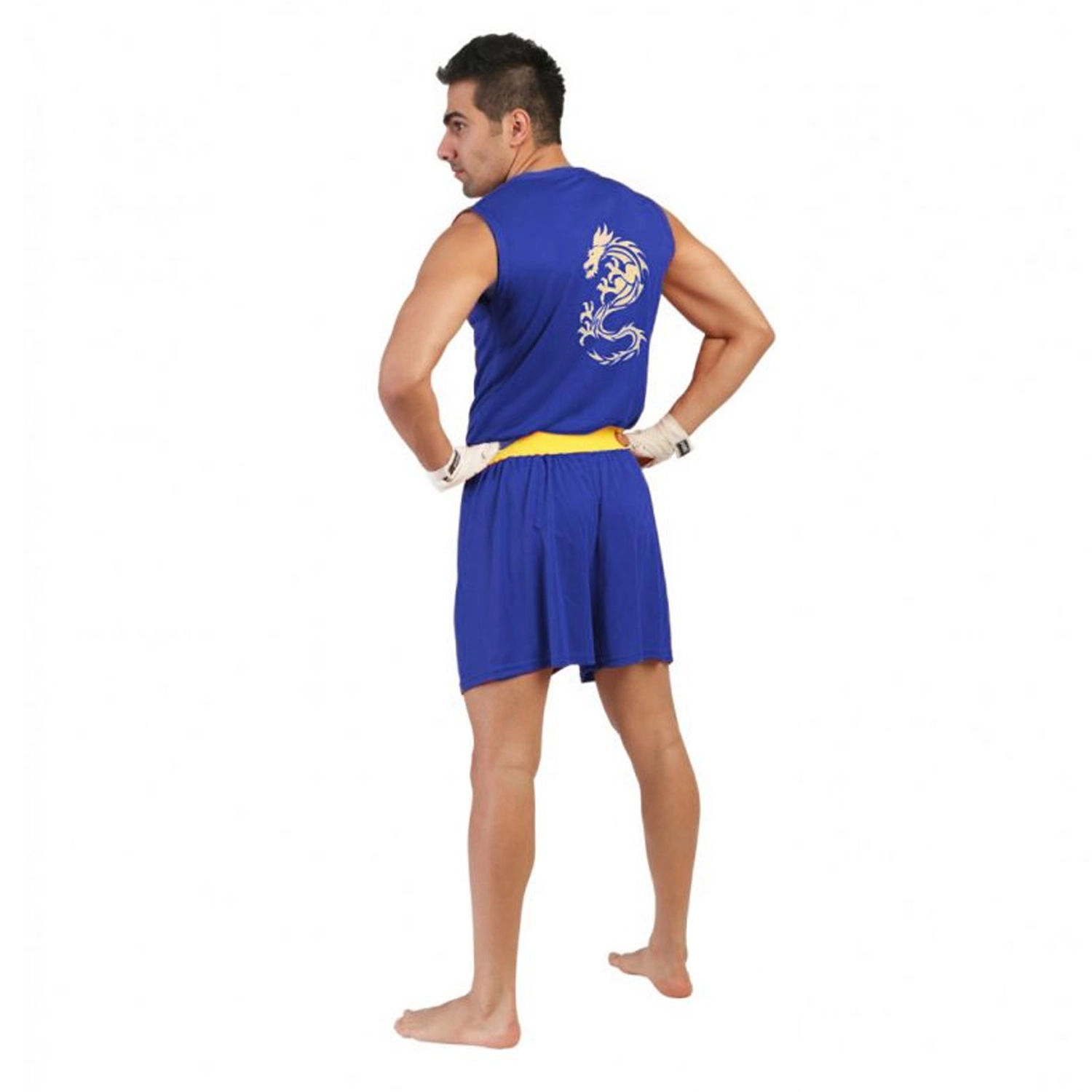 لباس ساندا ووشو آبی