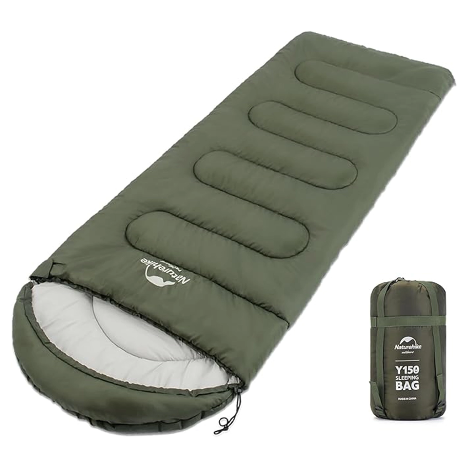 کیسه خواب الیاف نیچرهایک Round bottom envelope with hood sleeping bag مدل Y150