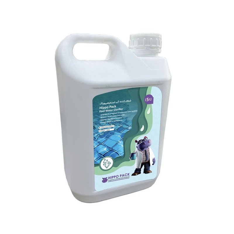محلول شفاف کننده آب استخر هیپوپاک مدل 0010 حجم 5 لیتر