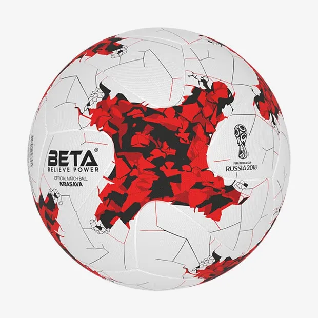 توپ فوتبال چرمی سایز 5 طرح کراساوا – KRASAVA