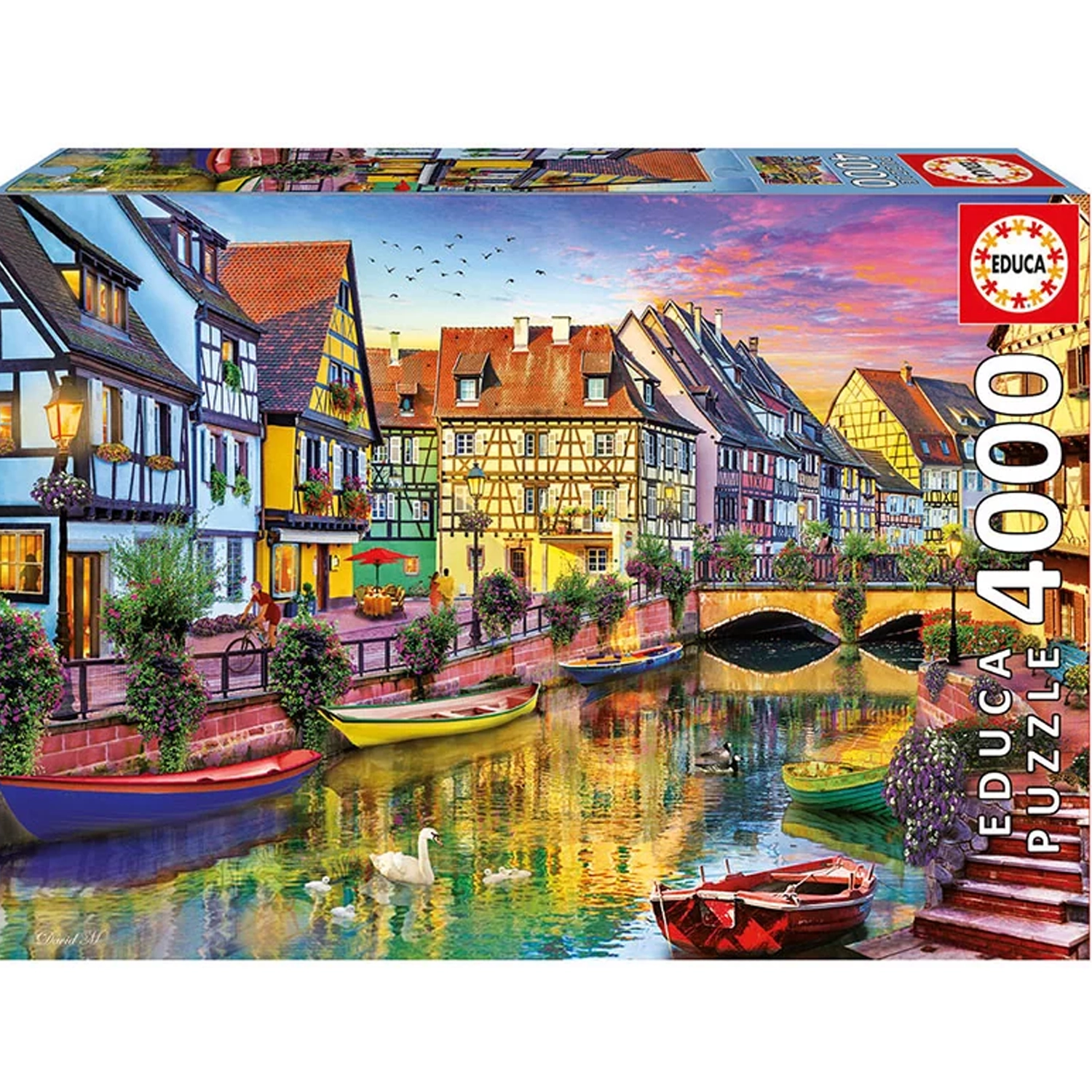 پازل ۴۰۰۰ تکه کانال کولمار فرانسه