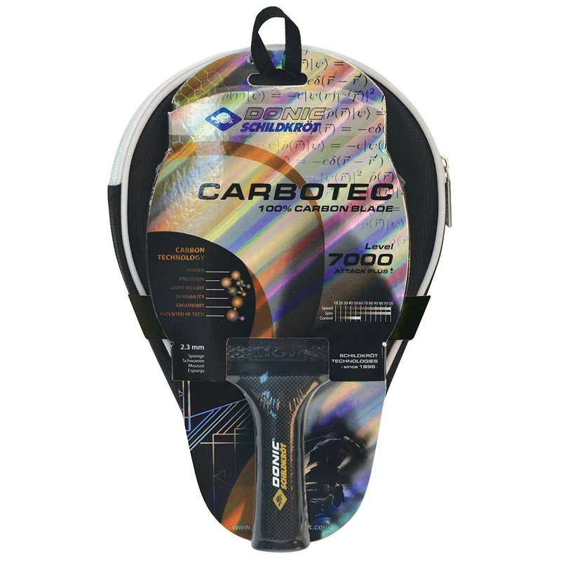 راکت پینگ پنگ دونیک مدل Carbotec 7000 به همراه کاور