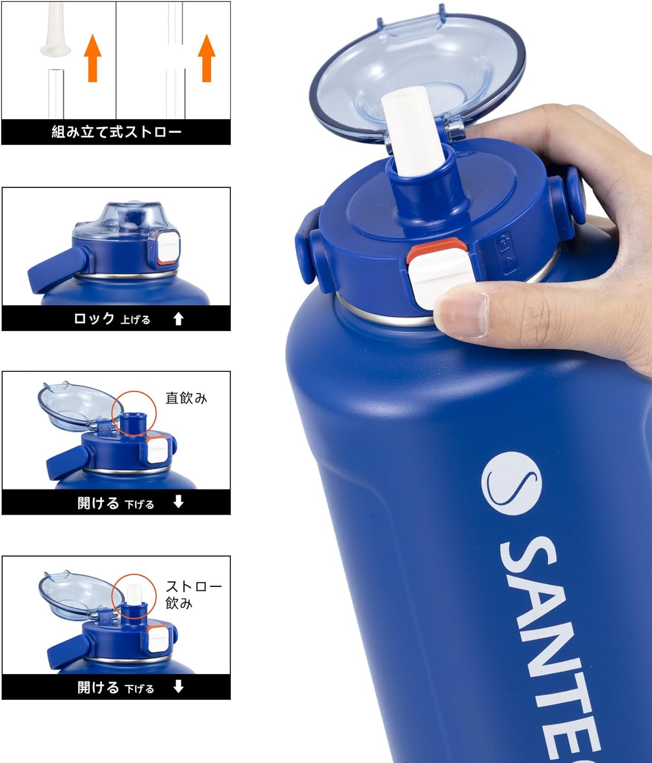 فلاسک فلاسک دوجداره سانتکو مدل erie sport