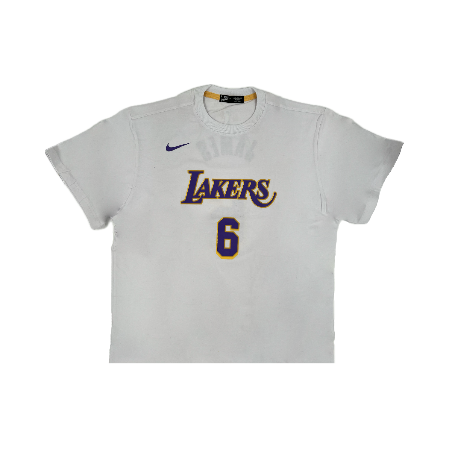 تیشرت نام و شماره لس آنجلس لیکرز سفید لبران جیمز